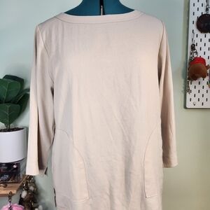 Linea by Louis Dell'Olio Cream Long Sleeve Top
